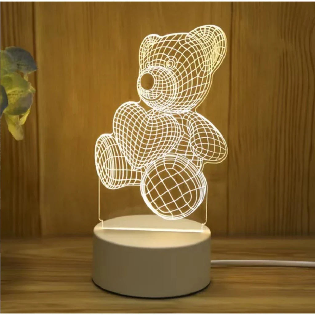 Creative 3D LED Table Lamp